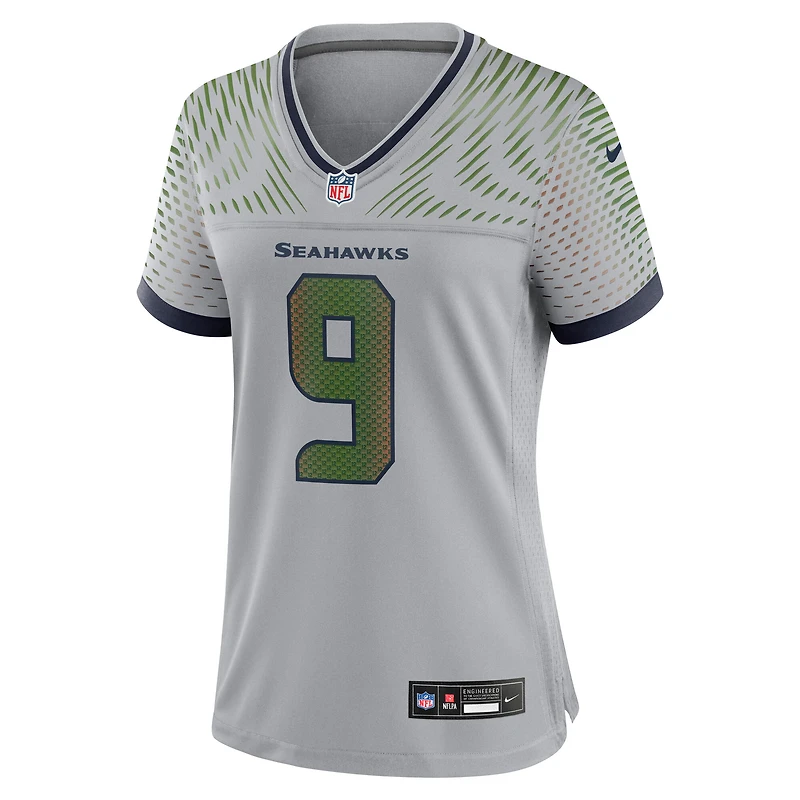 Women's Nike Kenneth Walker III Wolf Gray Seattle Seahawks 2025 Rivalries Collection Game Jersey