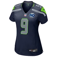 Women's Nike Kenneth Walker III College Navy Seattle Seahawks 50th Season Game Jersey