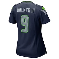 Women's Nike Kenneth Walker III College Navy Seattle Seahawks 50th Season Game Jersey