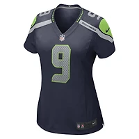 Maillot de joueur Nike Kenneth Walker III bleu marine des Seattle Seahawks pour femmes