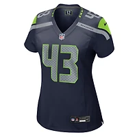 Women's Nike Levi Bell College Navy Seattle Seahawks Team Game Jersey