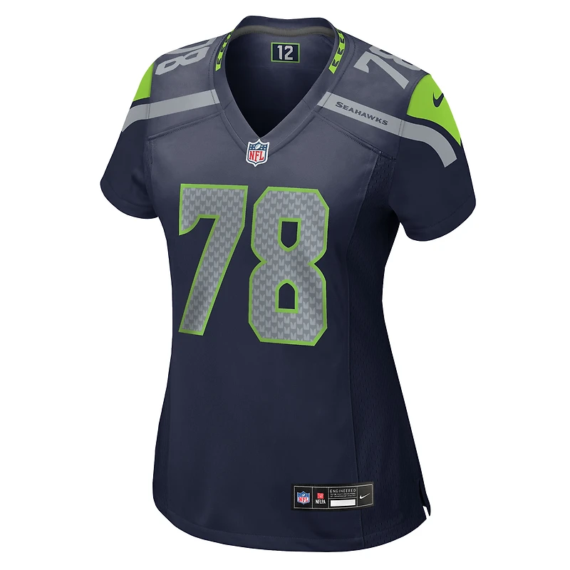 Women's Nike Mason Richman  College Navy Seattle Seahawks Team Game Jersey