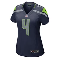 Maillot de match Nike Michael Dickson College Navy pour femme des Seattle Seahawks