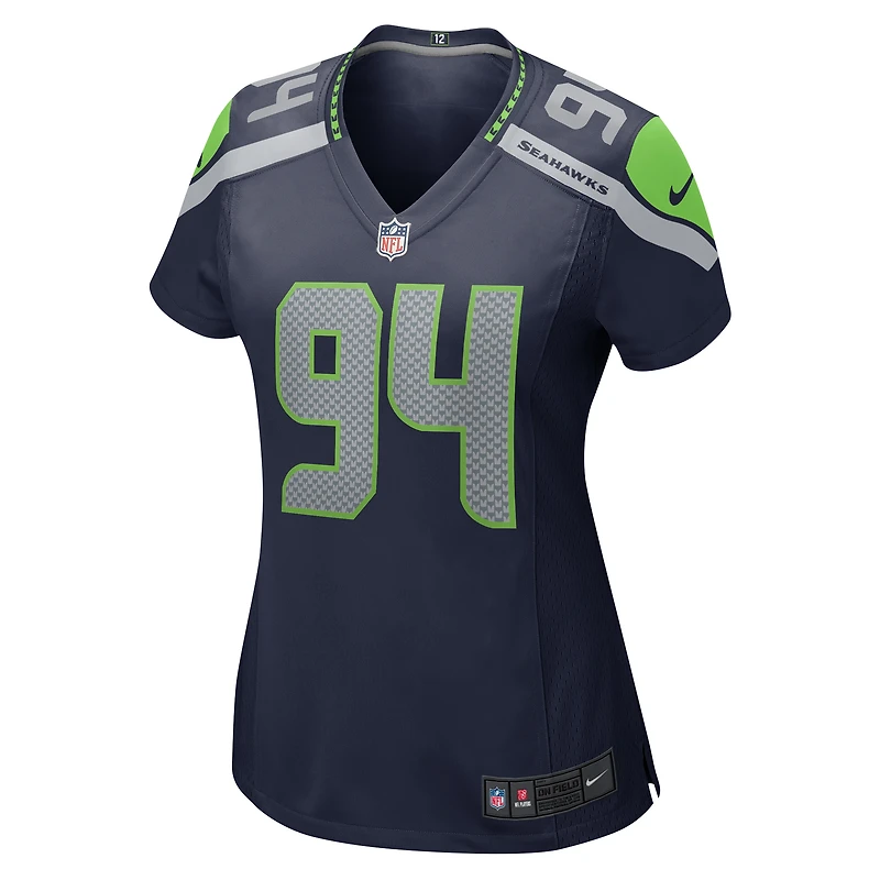 Women's Nike Mike Morris College Navy Seattle Seahawks Team Game Jersey