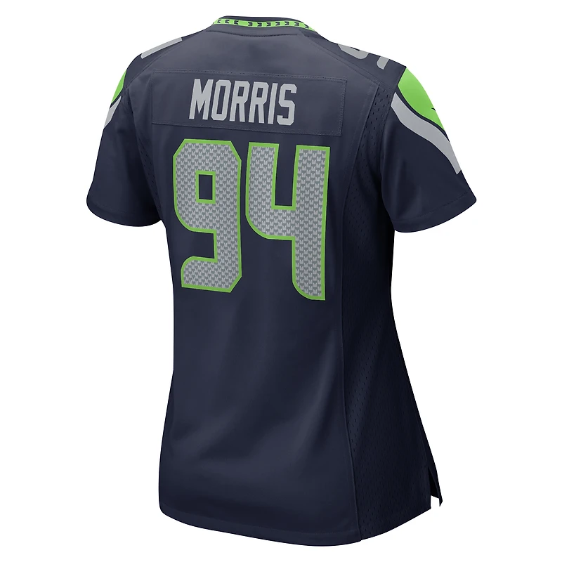 Women's Nike Mike Morris College Navy Seattle Seahawks Team Game Jersey