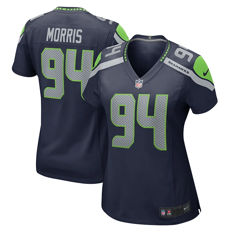 Women's Nike Mike Morris College Navy Seattle Seahawks Game Jersey