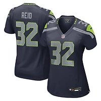 Women's Nike Mike Reid  College Navy Seattle Seahawks Team Game Jersey