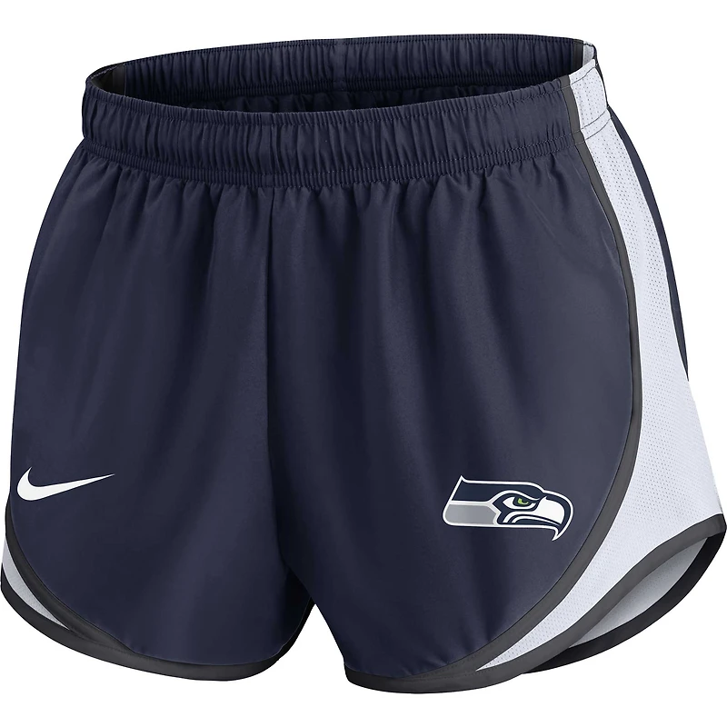 Short Nike Seattle Seahawks Performance Tempo pour femme - Bleu marine