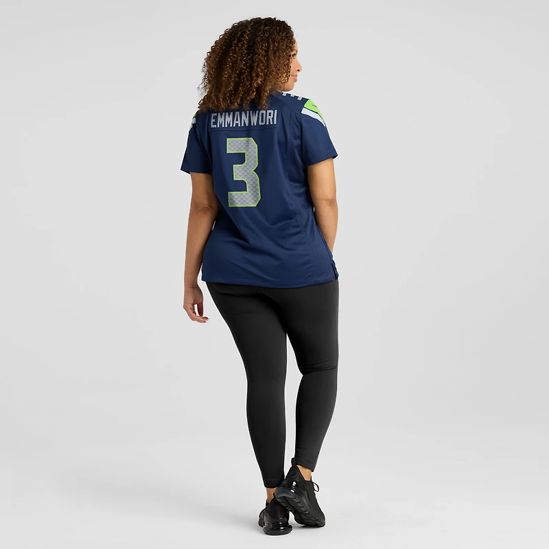 Women's Nike Nick Emmanwori College Navy Seattle Seahawks Team Game Jersey