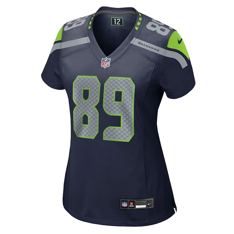Women's Nike Nick Kallerup College Navy Seattle Seahawks Team Game Jersey