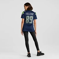 Women's Nike Nick Kallerup  College Navy Seattle Seahawks Team Game Jersey