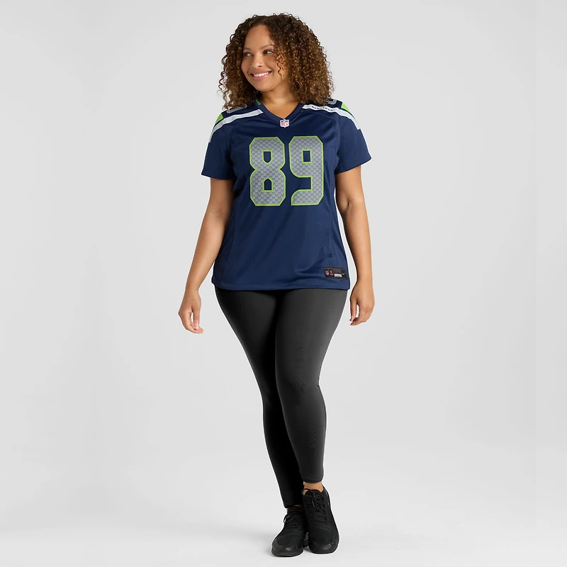 Women's Nike Nick Kallerup College Navy Seattle Seahawks Team Game Jersey
