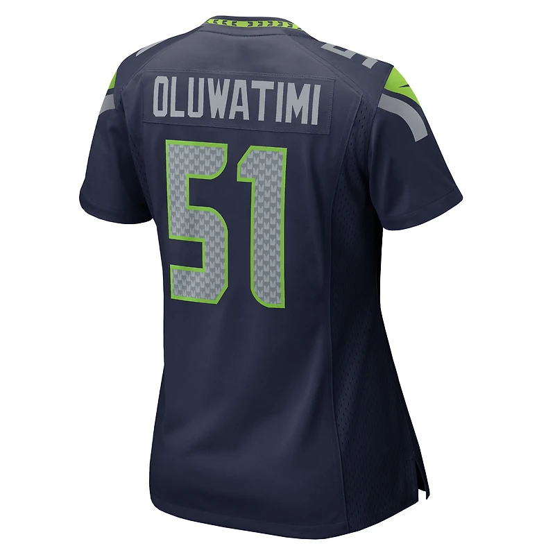 Women's Nike Olu Oluwatimi  College Navy Seattle Seahawks Team Game Jersey