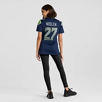 Women's Nike Riq Woolen  College Navy Seattle Seahawks Team Game Jersey