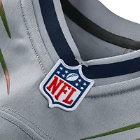 Women's Nike Sam Darnold Wolf Gray Seattle Seahawks 2025 Rivalries Collection Game Jersey