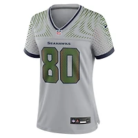 Women's Nike Steve Largent Wolf Gray Seattle Seahawks 2025 Rivalries Collection Retired Game Jersey