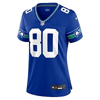 Women's Nike Steve Largent Royal Seattle Seahawks Throwback Retired Player Game Jersey