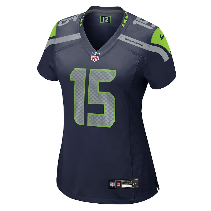 Maillot Nike Tory Horton College bleu marine pour femme des Seattle Seahawks
