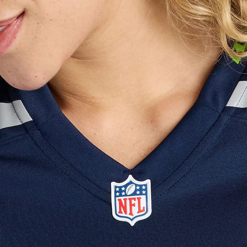 Women's Nike Ty Okada  College Navy Seattle Seahawks Team Game Jersey