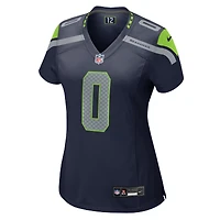 Women's Nike Tyrel Dodson College Navy Seattle Seahawks Team Game Jersey