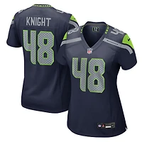 Maillot de match Nike Tyrice Knight College Navy pour femme des Seattle Seahawks