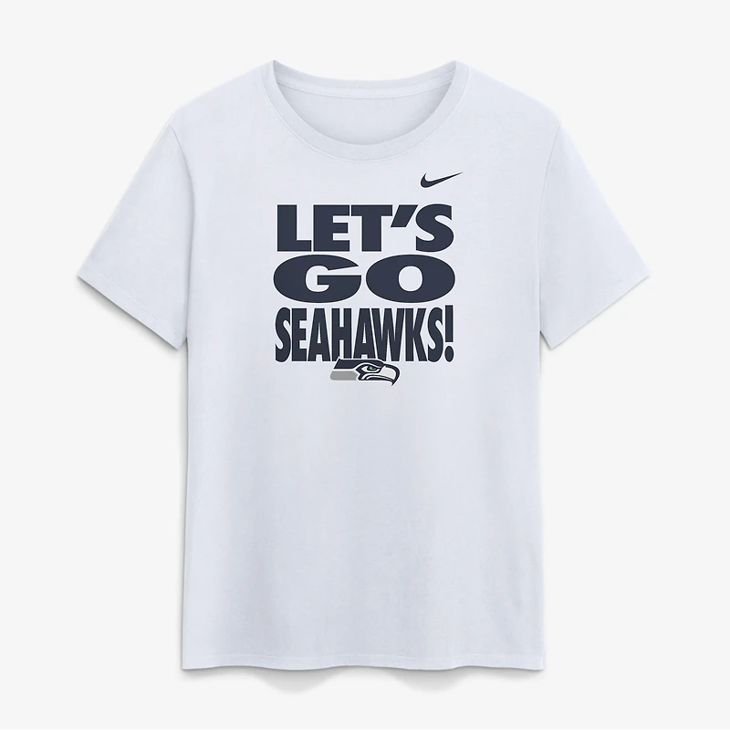 Women's Nike White Seattle Seahawks Primetime T-Shirt