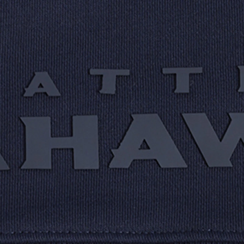 Sweat à capuche court orné de bijoux Pro Standard College Navy pour femme des Seattle Seahawks