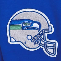 Women's Pro Standard Royal Seattle Seahawks Split Logo Full-Zip Hoodie