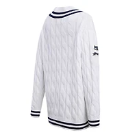 Pull à col en V Pro Standard blanc pour femmes des Seattle Seahawks Prep