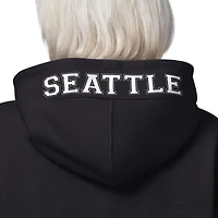 Women's Starter  Black Seattle Seahawks 4th Down Full-Zip Hoodie
