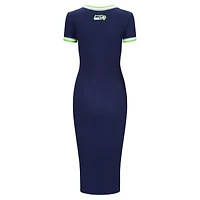 Women's STAUD  College Navy/Green Seattle Seahawks Colleen Dress