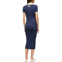 Women's STAUD  College Navy/Green Seattle Seahawks Colleen Dress