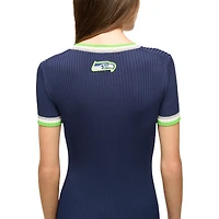 Women's STAUD  College Navy/Green Seattle Seahawks Colleen Dress