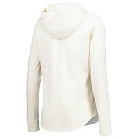 Women's Tommy Bahama Cream Seattle Seahawks Ashby Isles Jersey Pullover Hoodie