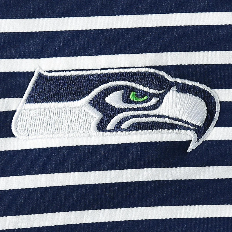 Haut à enfiler demi-zippé Vineyard Vines College Navy Seattle Seahawks Sankaty Shep pour femme