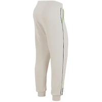 WEAR par Erin Andrews crème Seattle Seahawks Tri-Blend Raglan Pullover Sweatshirt & Pants - Ensemble de salon