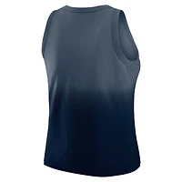 Women's WEAR by Erin Andrews x Gracie Hunt Navy Seattle Seahawks Ombre Tank Top
