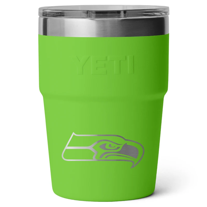 Gobelet empilable Rambler YETI Seattle Seahawks Secondary 473 ml avec couvercle Magslider