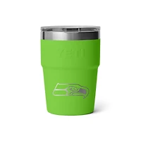 Gobelet empilable YETI Seattle Seahawks Rambler de 473 ml (16 oz) avec couvercle MagSlider