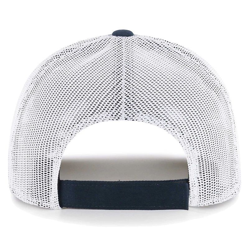 Youth '47 Navy/White Seattle Seahawks Scramble Adjustable Trucker Hat