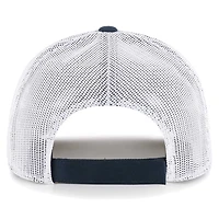 Youth '47 Navy/White Seattle Seahawks Scramble Adjustable Trucker Hat
