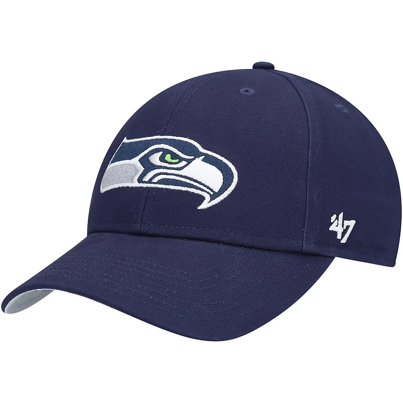 Casquette ajustable MVP des Seahawks de Seattle '47 bleu marine pour jeune