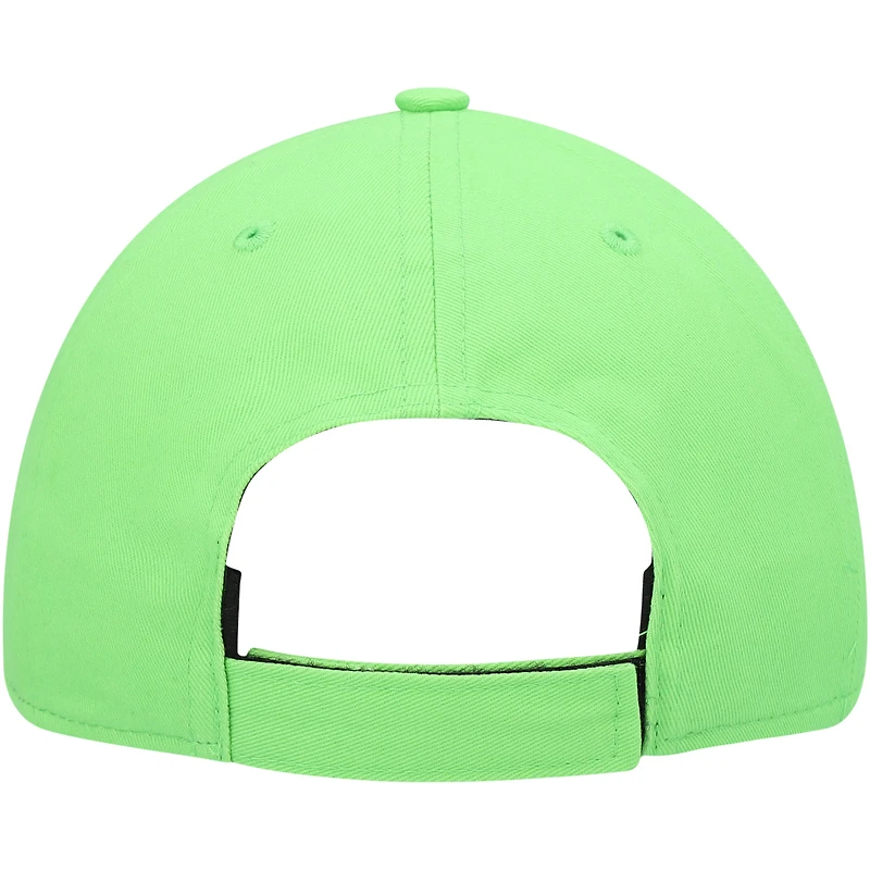 Casquette ajustable MVP secondaire des Seahawks de Seattle '47 vert fluo pour jeune
