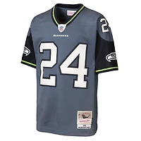 Maillot Mitchell & Ness Marshawn Lynch bleu Seattle Seahawks Legacy pour enfant