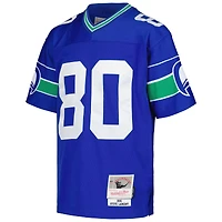 Maillot Mitchell & Ness Steve Largent Royal Seattle Seahawks 1985 pour joueur retraité
