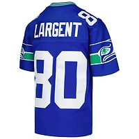 Maillot Mitchell & Ness Steve Largent Royal Seattle Seahawks 1985 pour joueur retraité