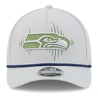 Youth New Era  Wolf Gray Seattle Seahawks 2025 Rivalries Collection 9FORTY A-Frame Adjustable Hat