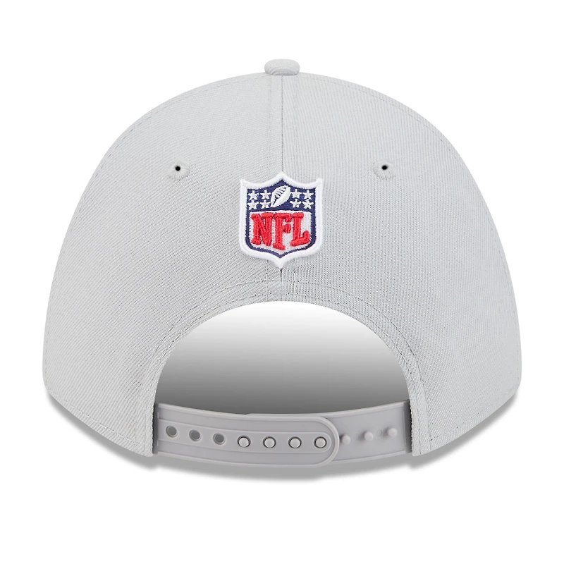 Youth New Era  Wolf Gray Seattle Seahawks 2025 Rivalries Collection 9FORTY A-Frame Adjustable Hat