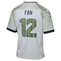 Maillot Nike 12s Wolf Grey Seattle Seahawks 2025 Rivalries Collection Game pour jeunes