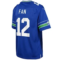 Maillot Nike 12e Fan Royal pour jeunes des Seattle Seahawks
